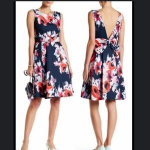 KATE SPADE Hazy Floral Fit and Flare Dress